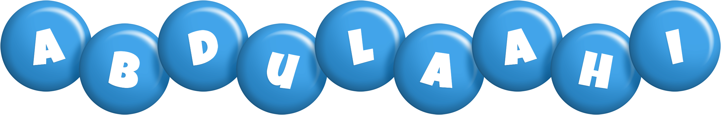 Abdulaahi candy-blue logo