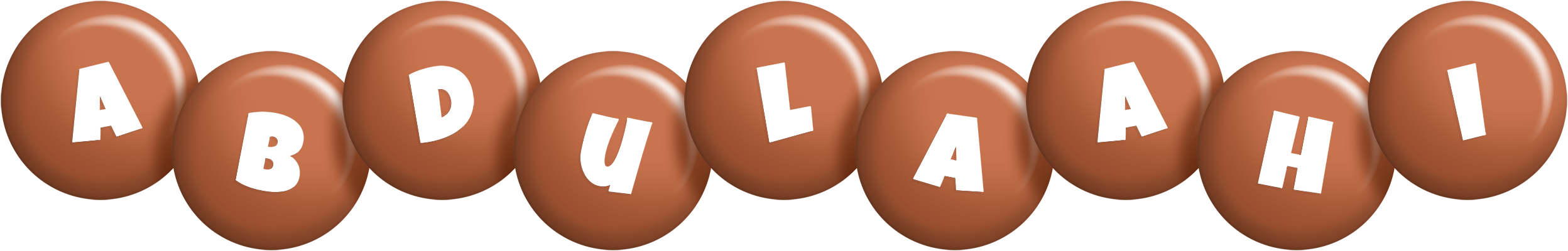 Abdulaahi candy-brown logo
