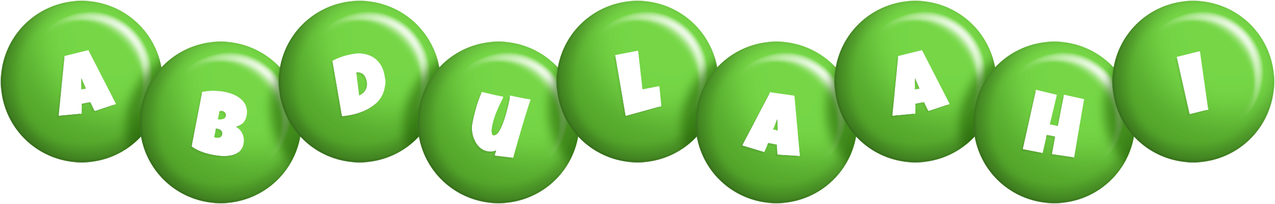 Abdulaahi candy-green logo
