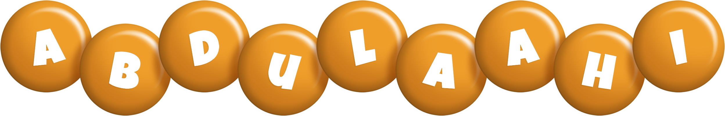 Abdulaahi candy-orange logo