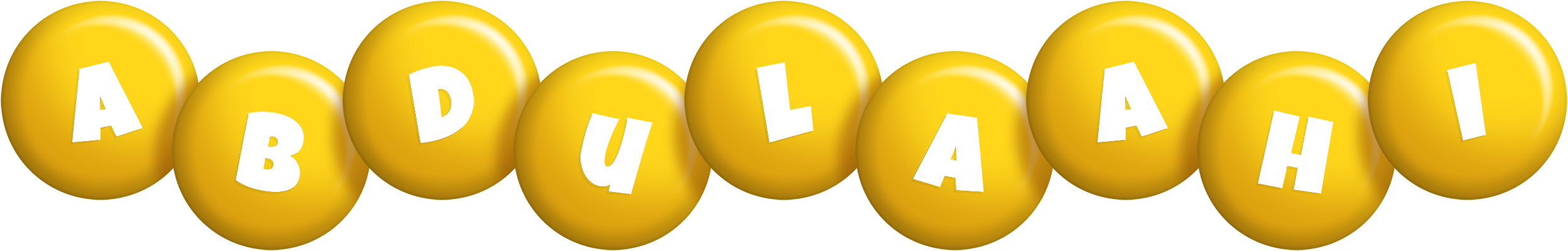 Abdulaahi candy-yellow logo