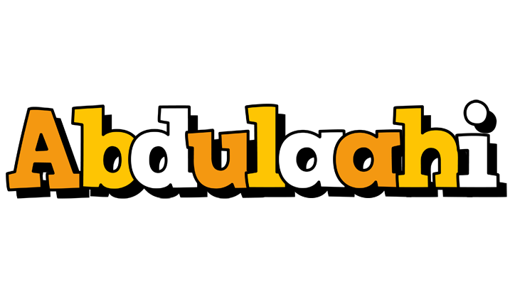 Abdulaahi cartoon logo
