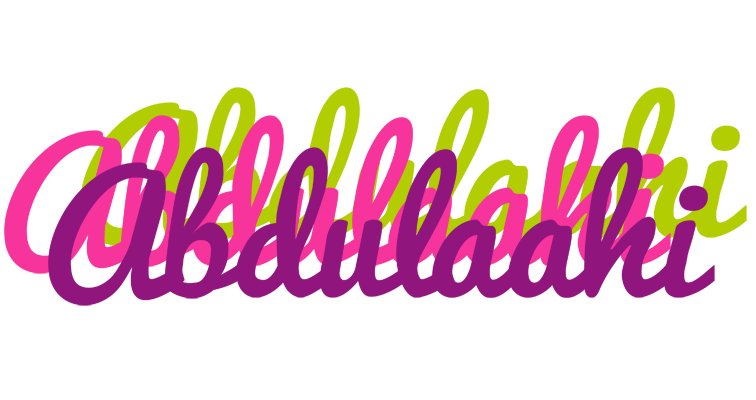 Abdulaahi flowers logo