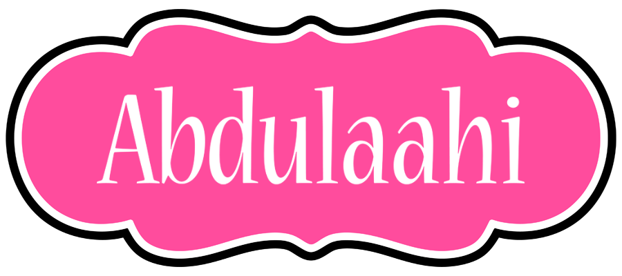 Abdulaahi invitation logo