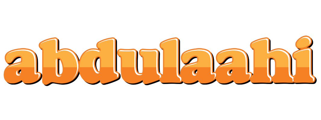 Abdulaahi orange logo
