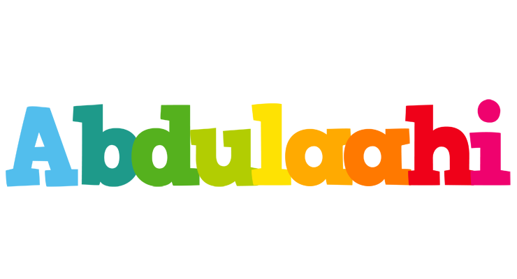 Abdulaahi rainbows logo