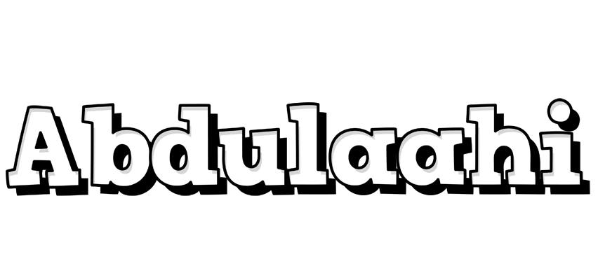 Abdulaahi snowing logo