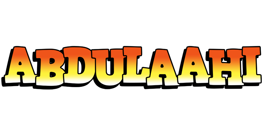 Abdulaahi sunset logo
