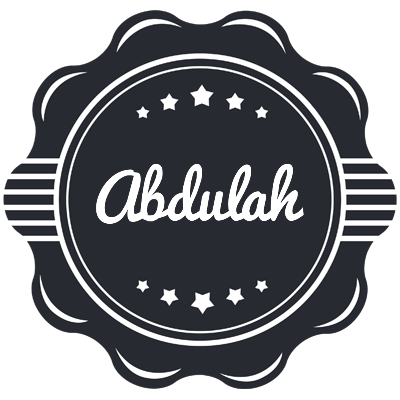 Abdulah badge logo