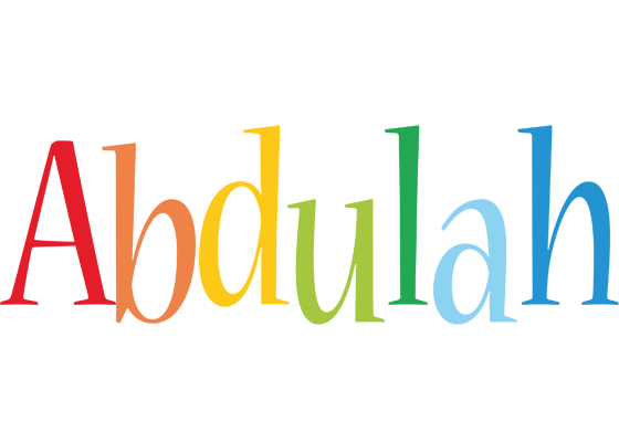 Abdulah birthday logo