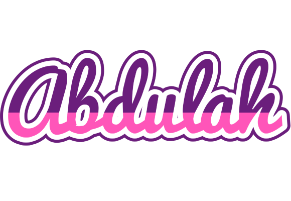 Abdulah cheerful logo