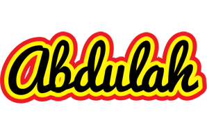 Abdulah flaming logo