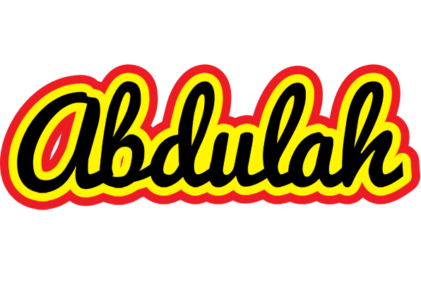 Abdulah flaming logo