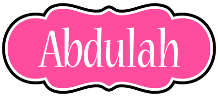 Abdulah invitation logo