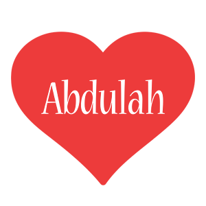 Abdulah love logo