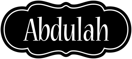 Abdulah welcome logo