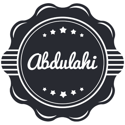Abdulahi badge logo