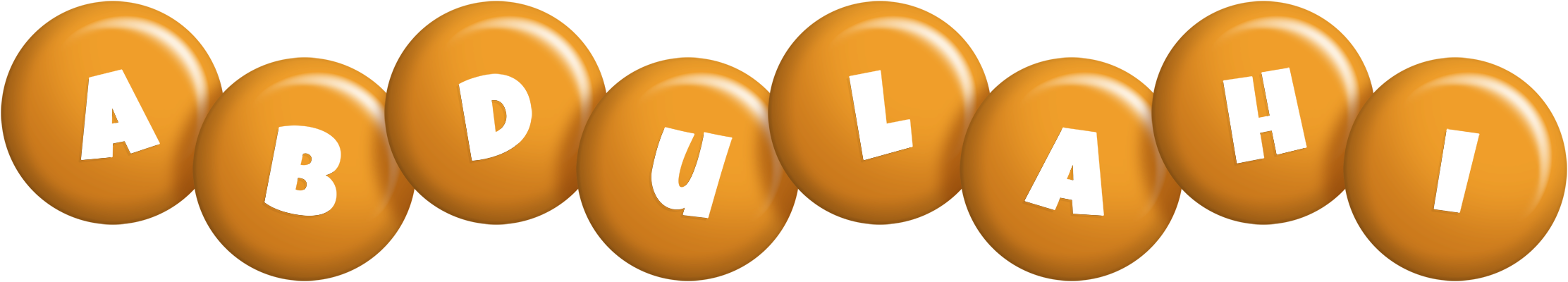 Abdulahi candy-orange logo