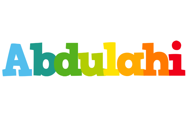 Abdulahi rainbows logo