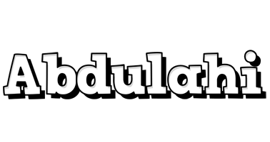 Abdulahi snowing logo