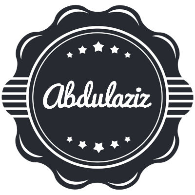 Abdulaziz badge logo