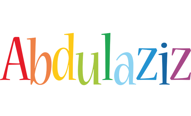 Abdulaziz birthday logo