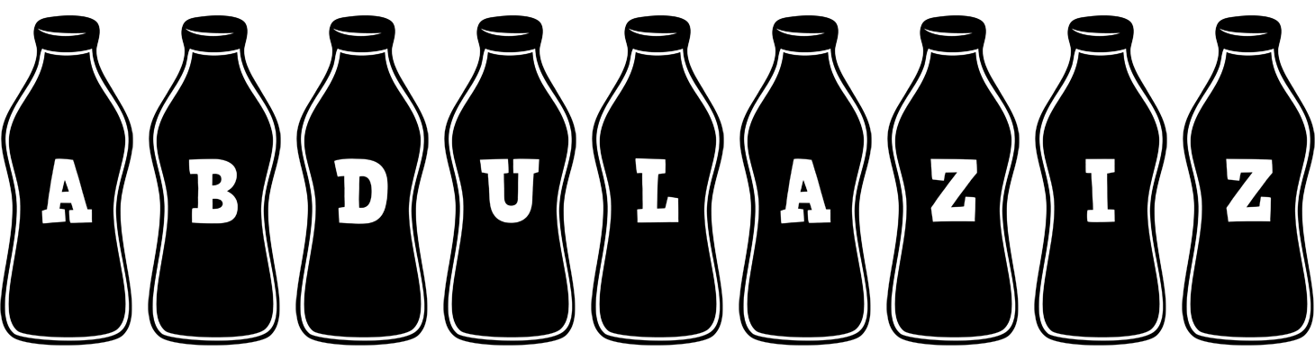 Abdulaziz bottle logo
