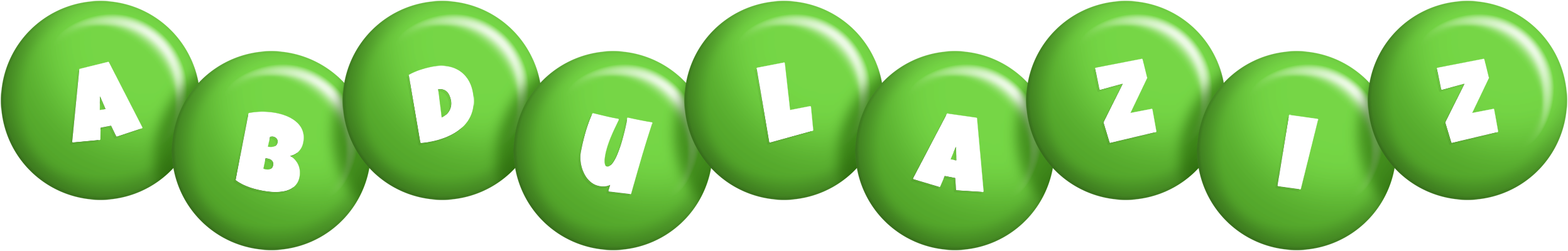 Abdulaziz candy-green logo