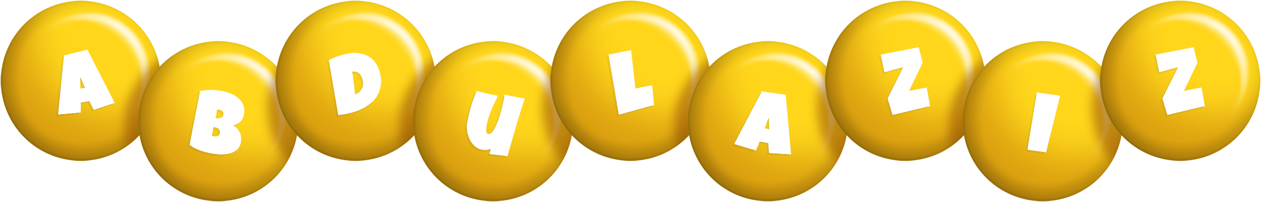 Abdulaziz candy-yellow logo