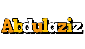 Abdulaziz cartoon logo