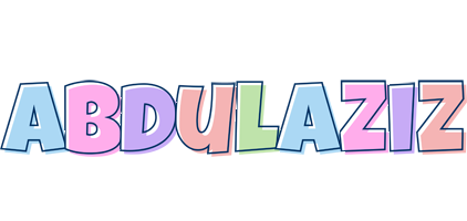 Abdulaziz pastel logo