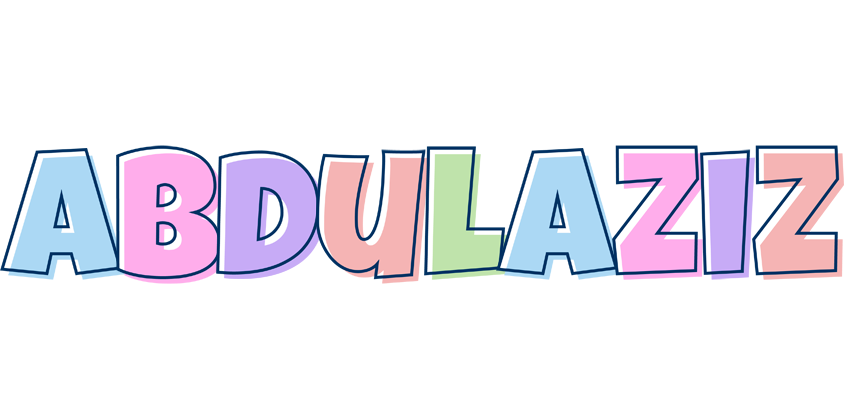 Abdulaziz pastel logo