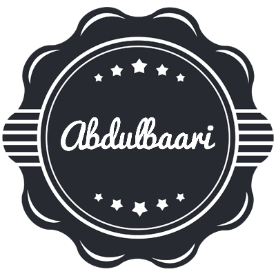 Abdulbaari badge logo