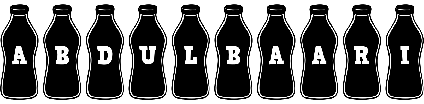 Abdulbaari bottle logo