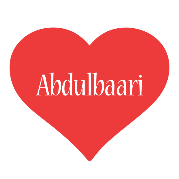 Abdulbaari love logo