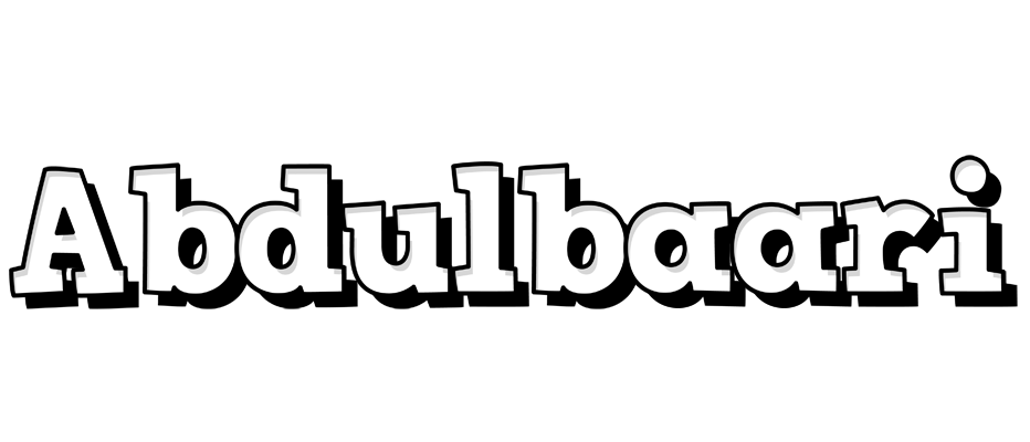 Abdulbaari snowing logo