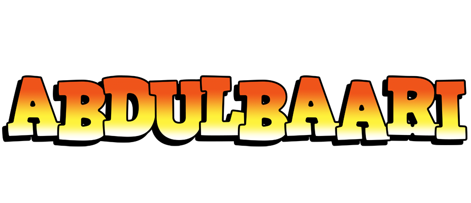 Abdulbaari sunset logo