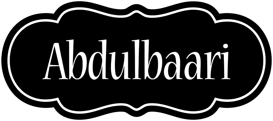 Abdulbaari welcome logo