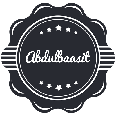 Abdulbaasit badge logo