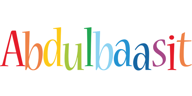 Abdulbaasit birthday logo