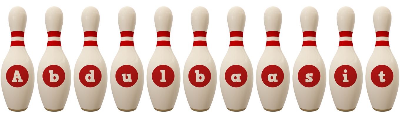 Abdulbaasit bowling-pin logo
