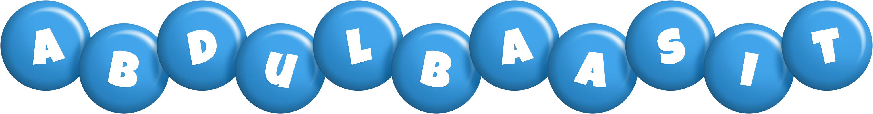 Abdulbaasit candy-blue logo