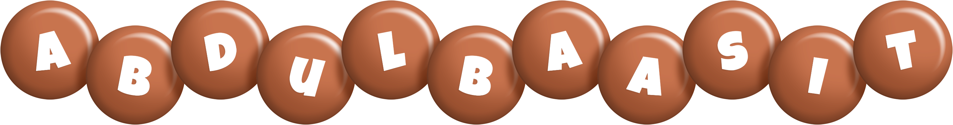 Abdulbaasit candy-brown logo