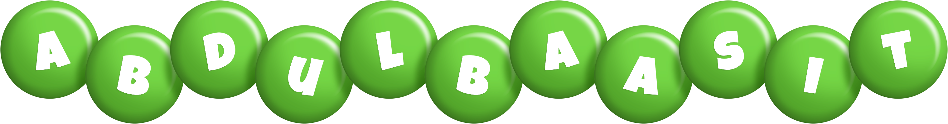 Abdulbaasit candy-green logo