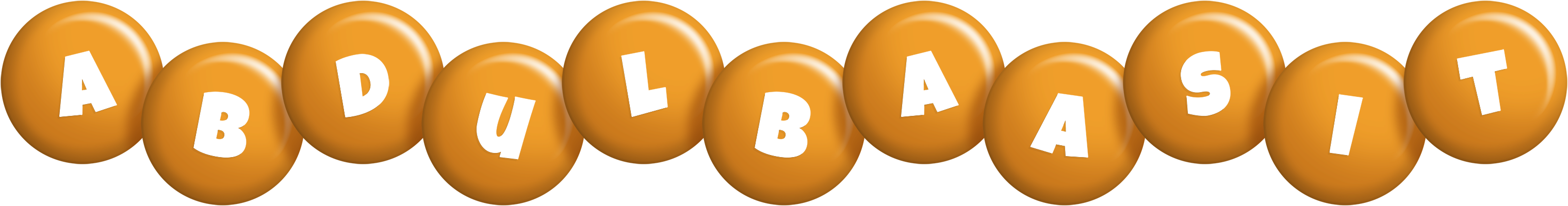 Abdulbaasit candy-orange logo
