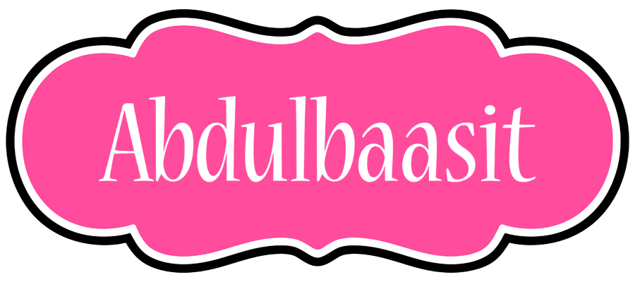Abdulbaasit invitation logo