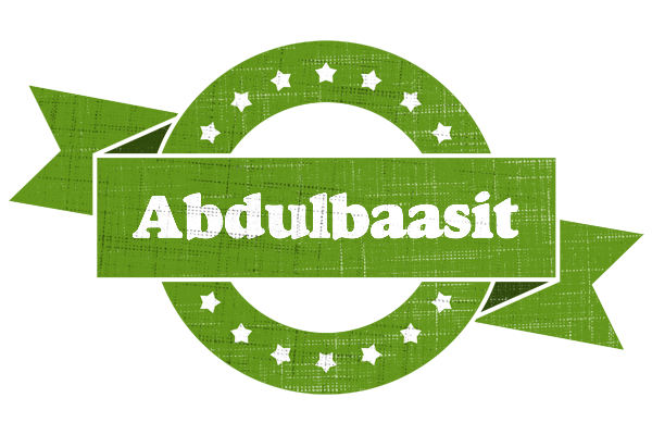 Abdulbaasit natural logo