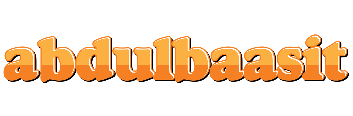 Abdulbaasit orange logo