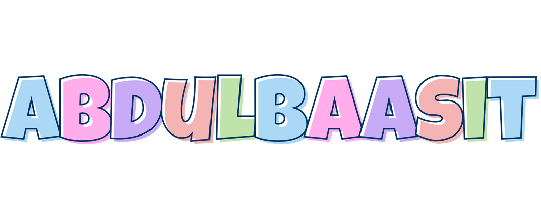 Abdulbaasit pastel logo