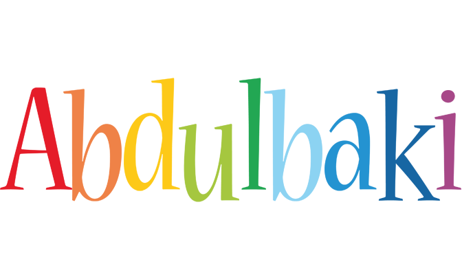 Abdulbaki birthday logo
